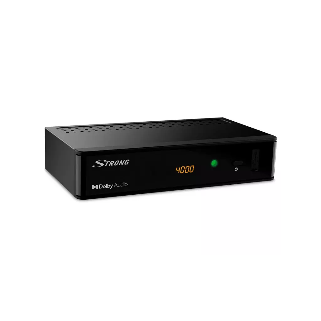 Obrázek produktu STRONG DVB-T/T2 set-top-box SRT 8215/ s displejem/ Full HD/ H.265/HEVC/ PVR/ EPG/ USB/ HDMI/ LAN/ SCART/ černý