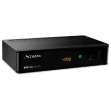 obrázek produktu STRONG DVB-T/T2 set-top-box SRT 8215/ s displejem/ Full HD/ H.265/HEVC/ PVR/ EPG/ USB/ HDMI/ LAN/ SCART/ černý