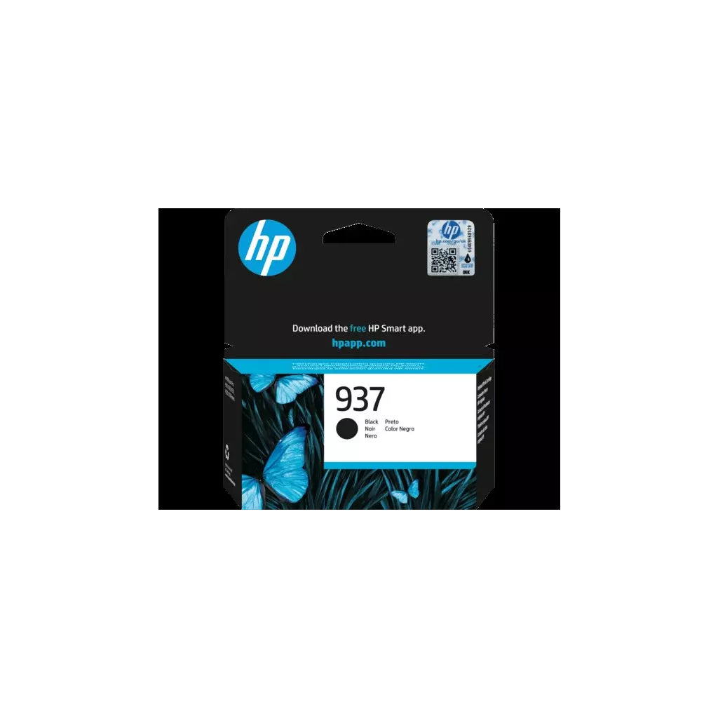 Obrázek produktu HP 937 Black Original Ink Cartridge - černá/black