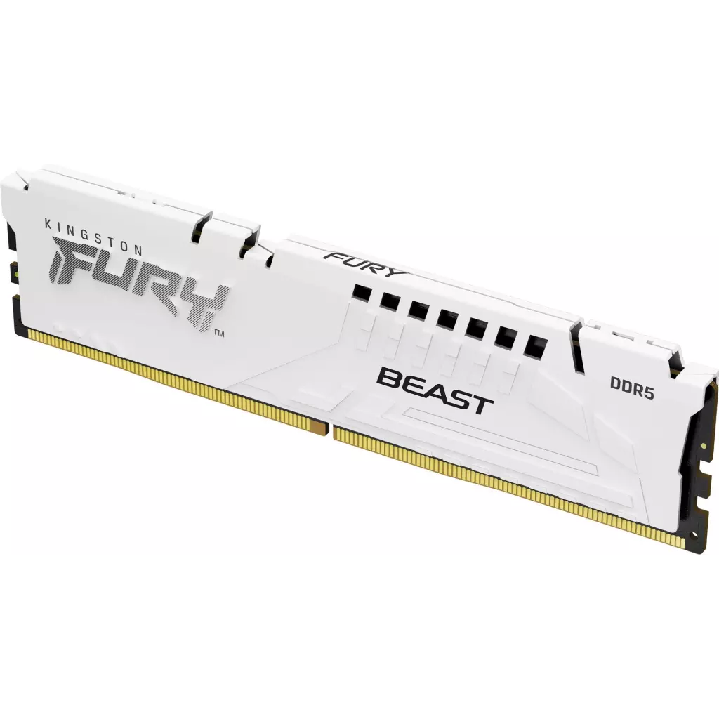 Obrázek produktu Kingston Fury Beast DDR5 16GB 6400MHz XMP bílá - bílá