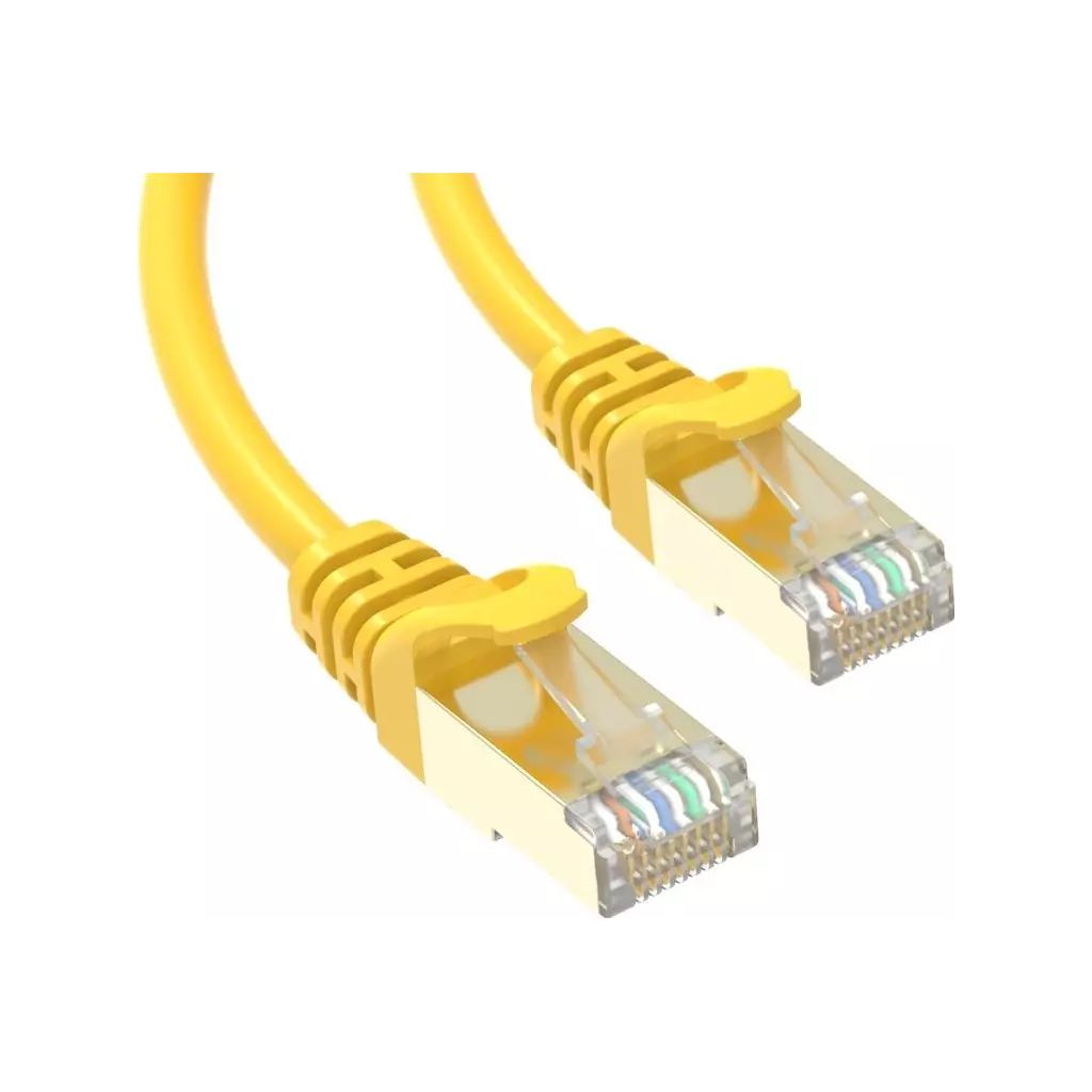 Obrázek produktu Conexpro slim patch kabel STP, CAT6A, 5m, žlutý