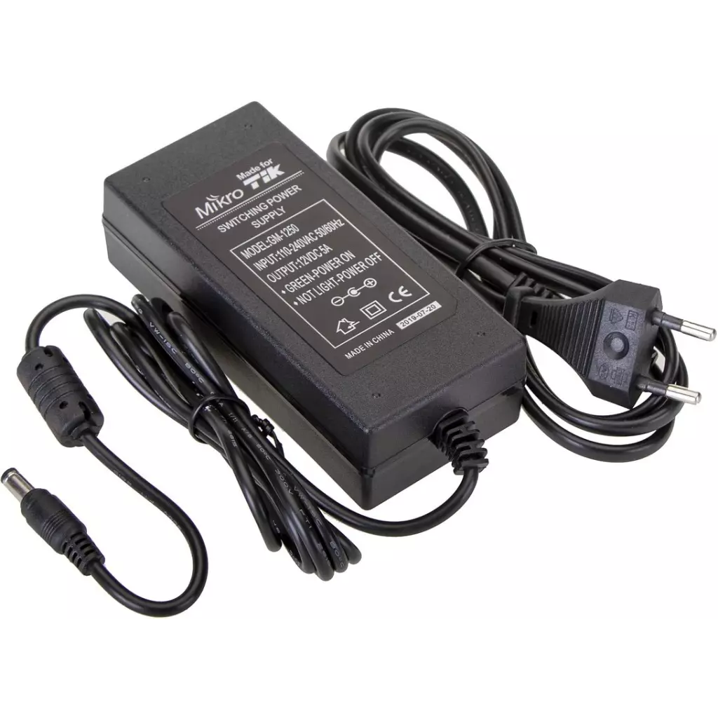 Obrázek produktu Conexpro made for MikroTik GM-1250, Napájecí adaptér 12V, 5A