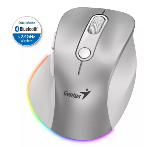 obrázek produktu Genius Ergo 9000S Pro, stříbrná - stříbrná