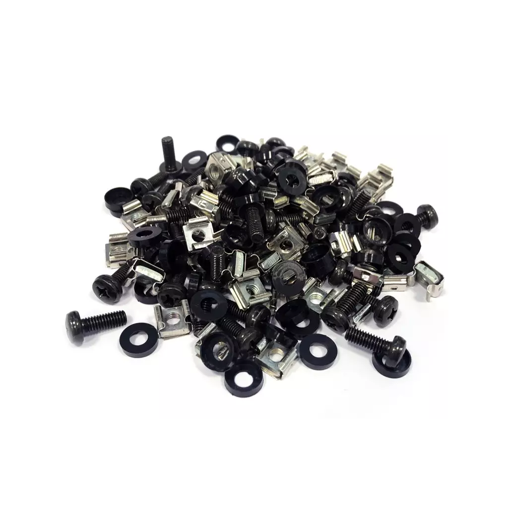 Obrázek produktu DATACOM Montážní sada  M6  (50ks / bal.) - 16mm BLACK