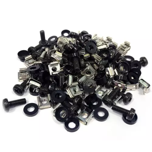 obrázek produktu DATACOM Montážní sada  M6  (50ks / bal.) - 16mm BLACK