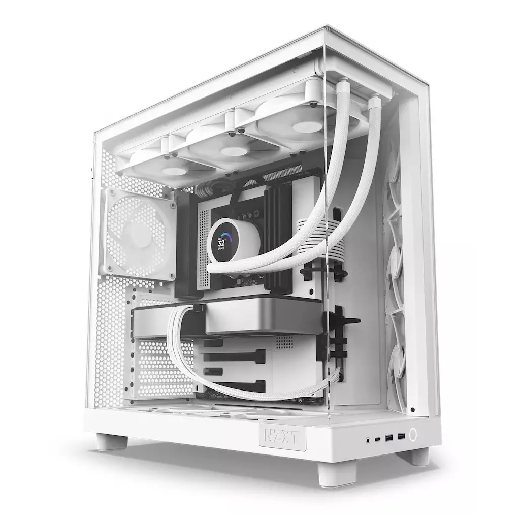 Obrázek produktu NZXT H6 Flow, bílá - bílá