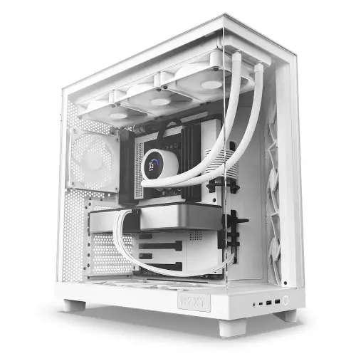 obrázek produktu NZXT H6 Flow, bílá - bílá