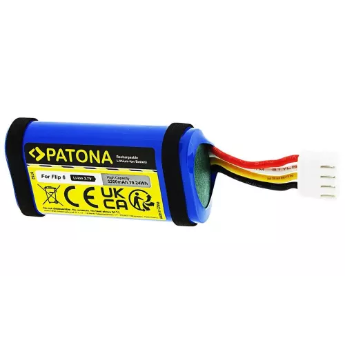 obrázek produktu PATONA baterie pro reproduktor JBL Flip 6 5200mAh 3,7V Li-lon