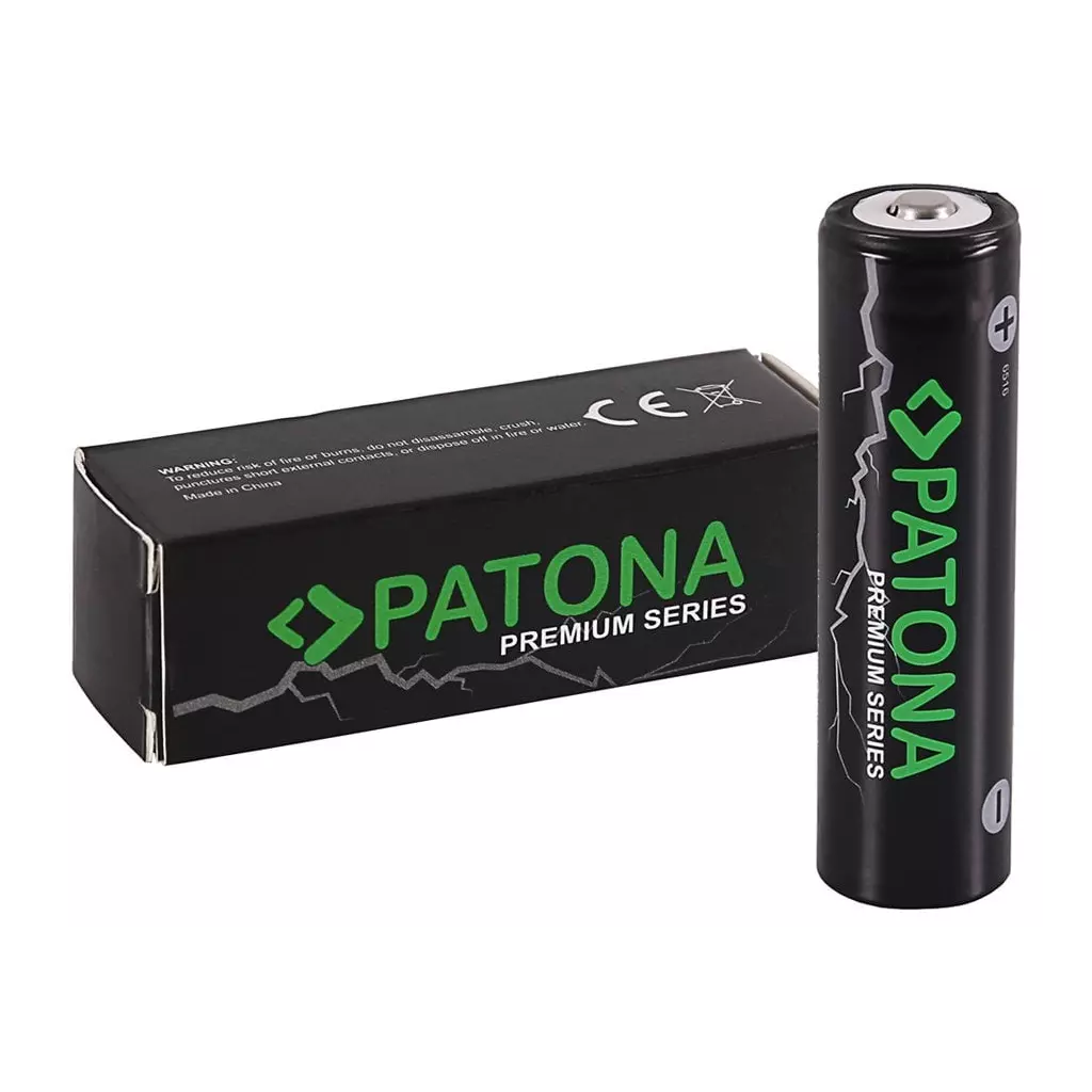 Obrázek produktu PATONA nabíjecí baterie 18650 Li-lon 3350mAh PREMIUM 3,7V vyvýšený plus pól