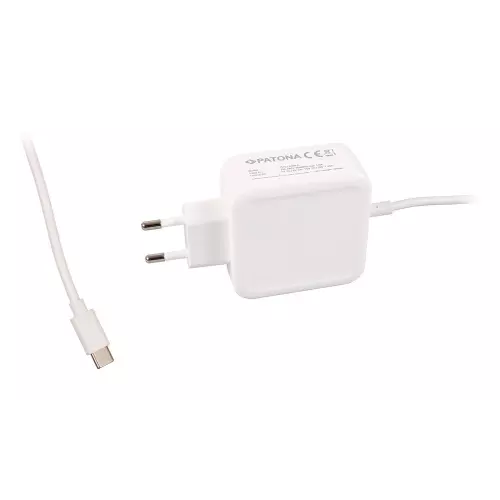 obrázek produktu PATONA napájecí adaptér pro tablet PC/Smartphone/ 5V-20V 29W/ konektor USB-C/ bílý/ Power delivery - bílá