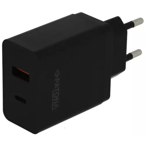 obrázek produktu PATONA napájecí adaptér Power delivery 36W 1xUSB-C/1xUSB-A -PD 3.0 - černá