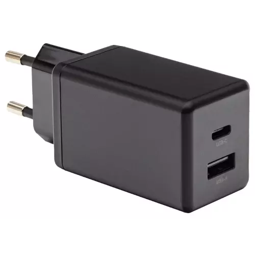 obrázek produktu PATONA napájecí adaptér Power delivery 45W 1xUSB-C/1xUSB-A -PD 3.0 - černá