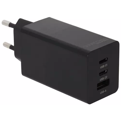 obrázek produktu PATONA napájecí adaptér Power delivery 65W 2xUSB-C/USB-A -PD 3.0 - černá