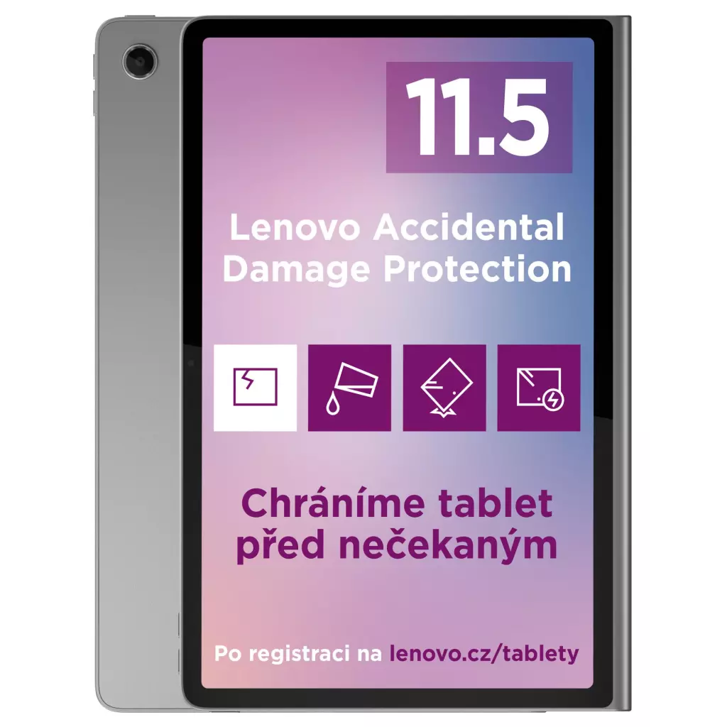 Obrázek produktu Lenovo Tab Plus (TB351FU) 8GB + 256GB Luna Grey - šedá