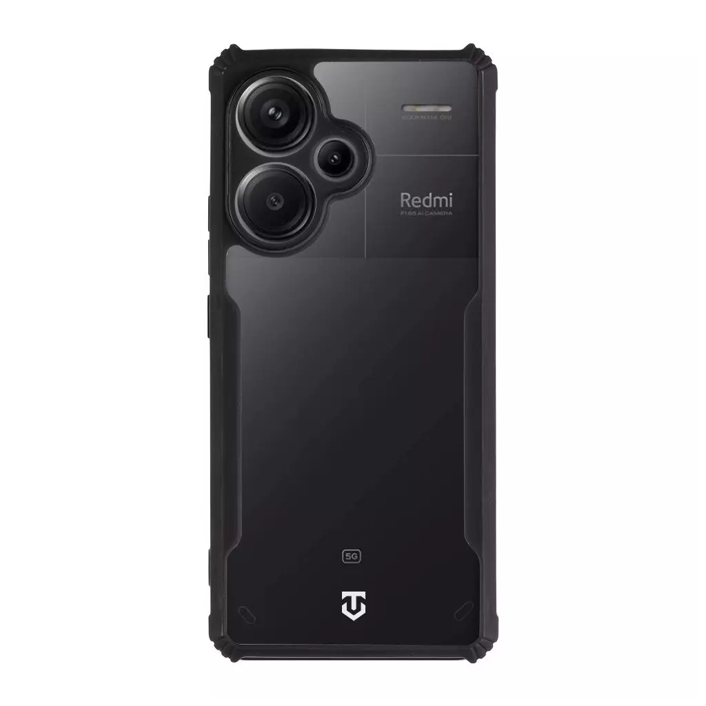 Obrázek produktu Tactical Quantum Stealth Kryt pro Xiaomi Redmi Note 13 Pro+ 5G Clear/Black - transparentní
