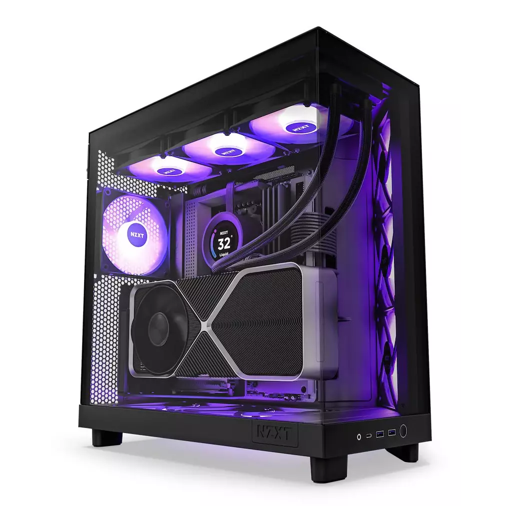 Obrázek produktu NZXT H6 Flow RGB, černá - černá