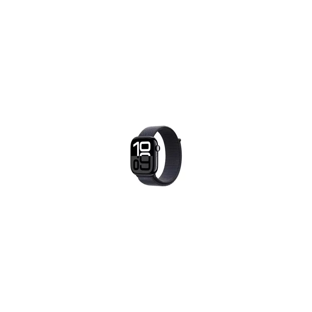 Obrázek produktu Apple Watch Series 10 GPS 42mm Jet Black Aluminium Case with Ink Sport Loop (MWWG3QC/A)