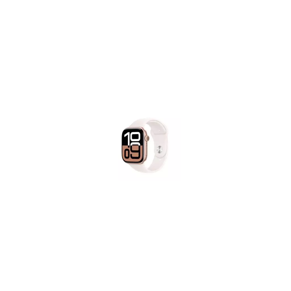 Obrázek produktu Apple Watch Series 10 GPS 42mm Rose Gold Aluminium Case with Light Blush Sport Band - S/M (MWWH3QC/A)