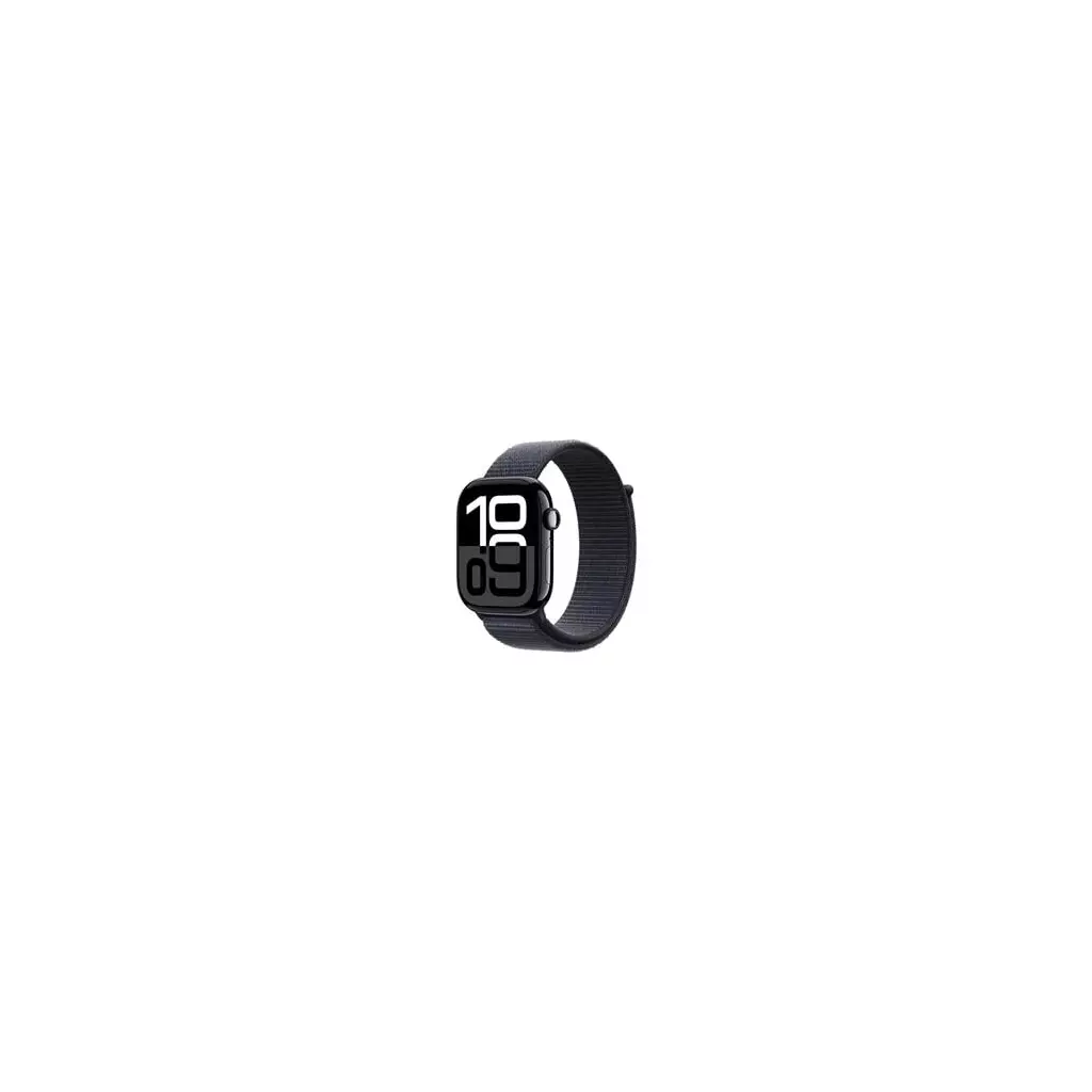 Obrázek produktu Apple Watch Series 10 GPS 46mm Jet Black Aluminium Case with Ink Sport Loop (MWWR3QC/A)