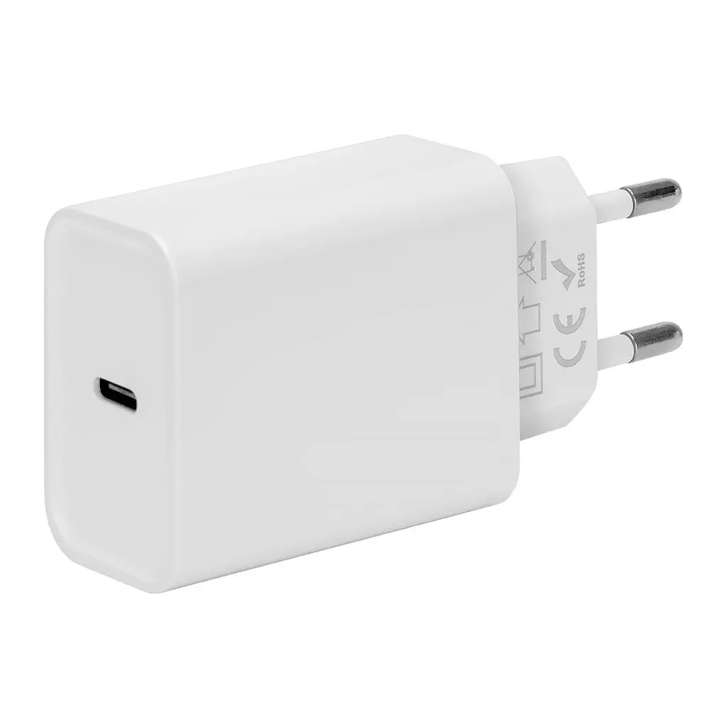 Obrázek produktu OBAL:ME Cestovní Nabíječka USB-C 20W White - bílá