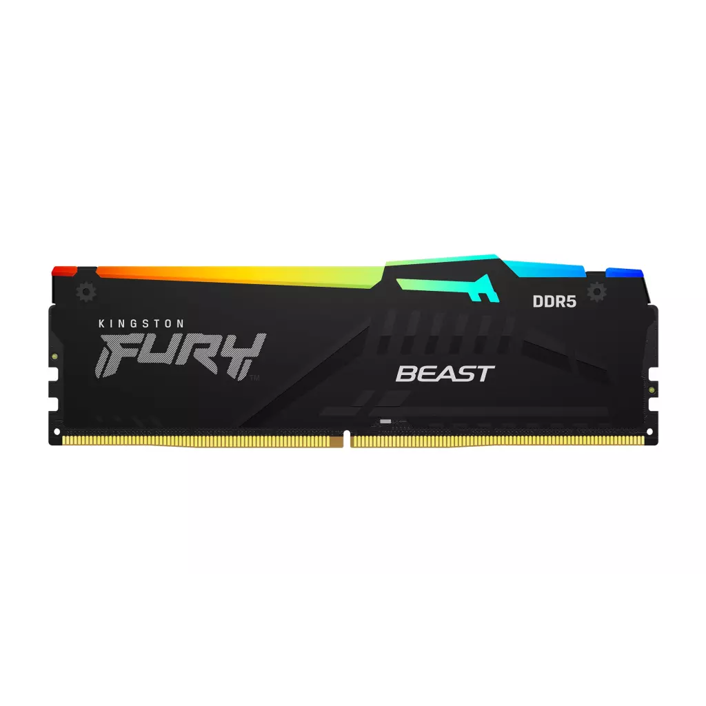 Obrázek produktu Kingston Fury Beast DDR5 16GB 6000MHz CL30 RGB chladič AMD EXPO - černá