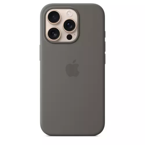 obrázek produktu Apple iPhone 16 Pro Silikonový kryt s MagSafe - šedý - šedá