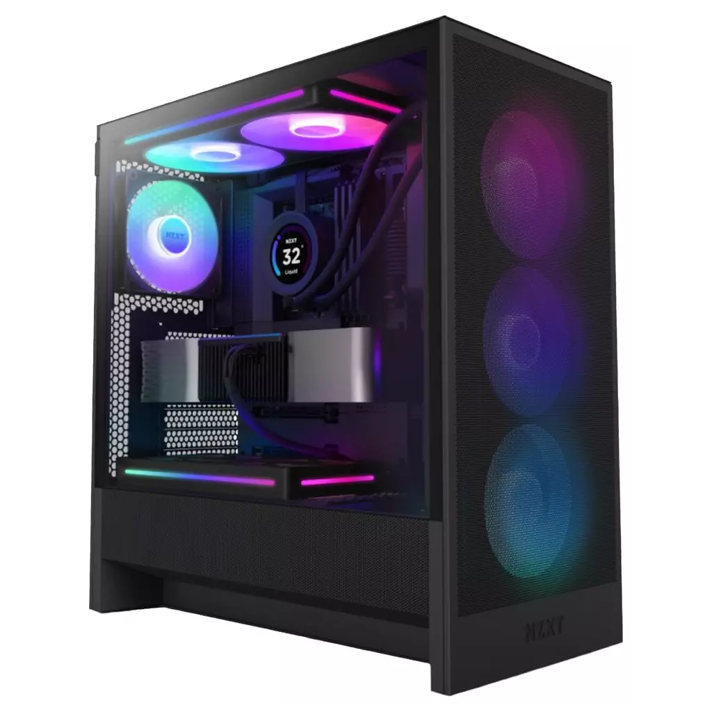 Obrázek produktu NZXT H5 Flow RGB - černá