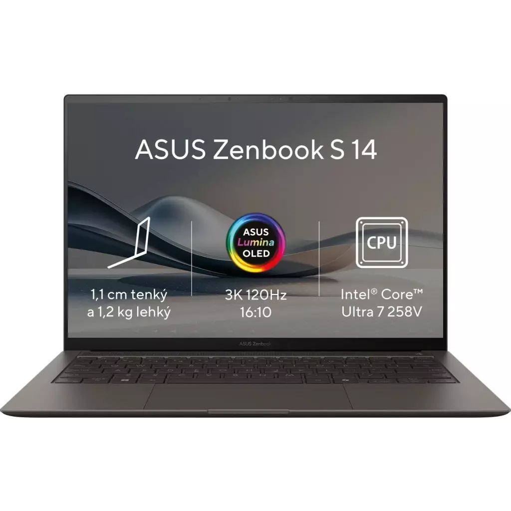 Obrázek produktu ASUS Zenbook S 14 OLED UX5406SA-OLED093X Zumaia Gray celokovový - šedá