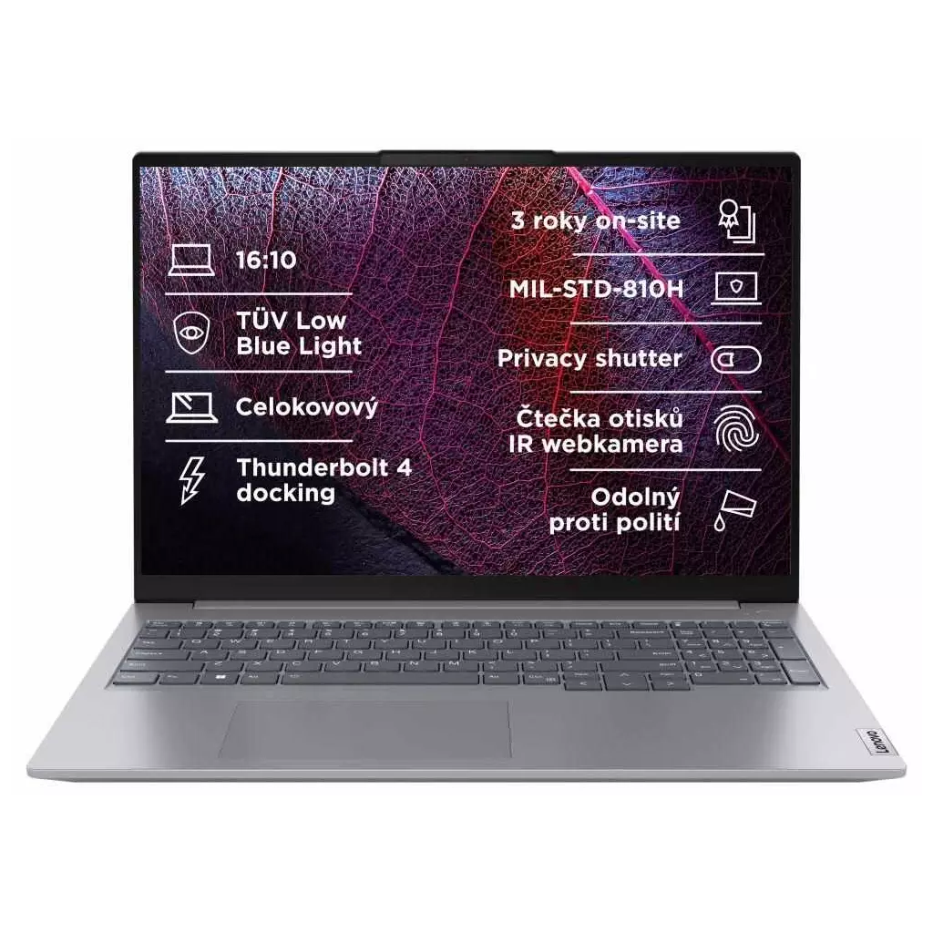 Obrázek produktu Lenovo ThinkBook 16 G7 IML Arctic Grey (21MS008KCK) - šedá
