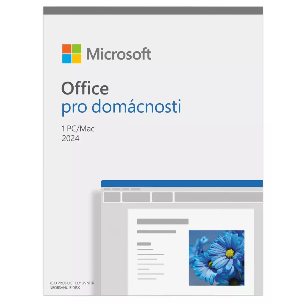 Obrázek produktu Office 2024 pro studenty a domácnosti CZ - krabicová verze bez média