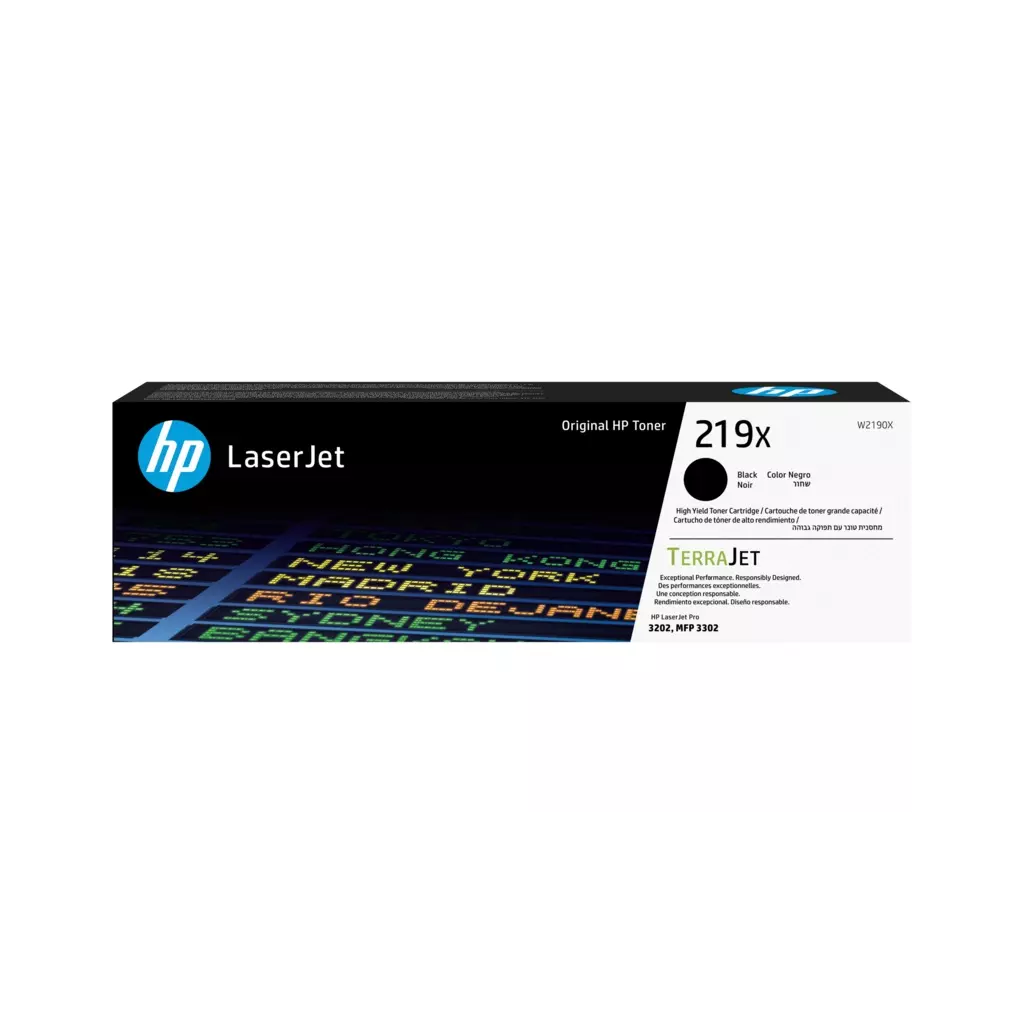 Obrázek produktu HP 219X, Černá originální tonerová kazeta, W2190X