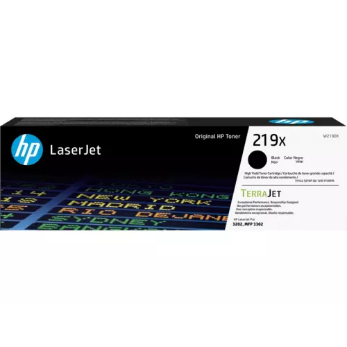 obrázek produktu HP 219X, Černá originální tonerová kazeta, W2190X