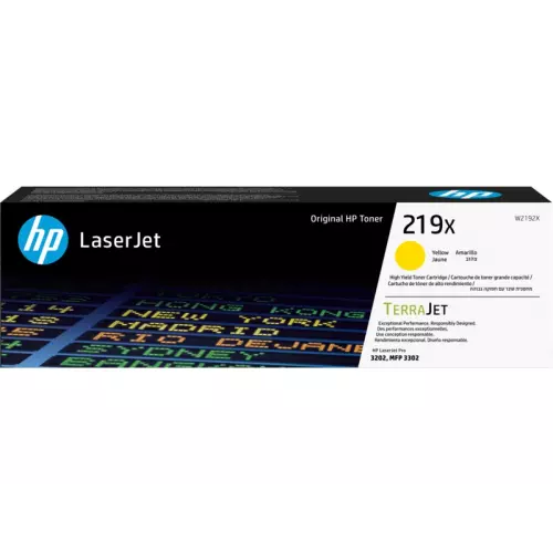 obrázek produktu HP 219X, Žlutá originální tonerová kazeta, W2192X