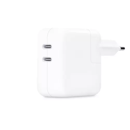 obrázek produktu Apple 35W dvouportový USB-C napájecí adaptér - bílá