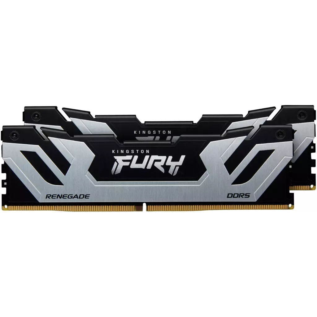 Obrázek produktu Kingston Fury Renegade Silver CUDIMM DDR5 48GB 8400MHz CL40 XMP (Kit 2x24GB) - stříbrná
