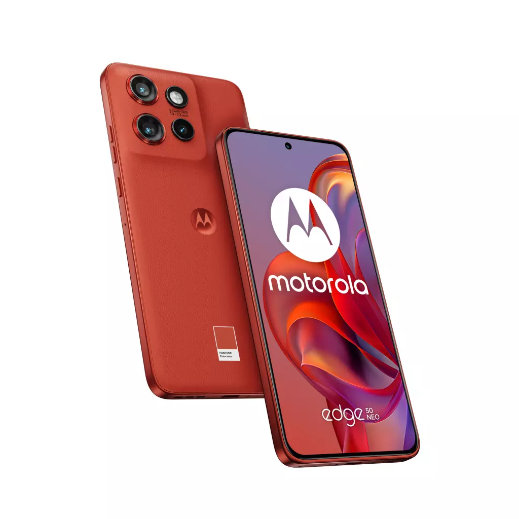 Obrázek produktu Motorola EDGE 50 Neo 8+256 GB PANTONE Poinciana - oranžová