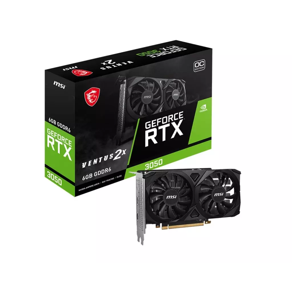 Obrázek produktu MSI NVIDIA GeForce RTX 3050 VENTUS 2X E 6G OC