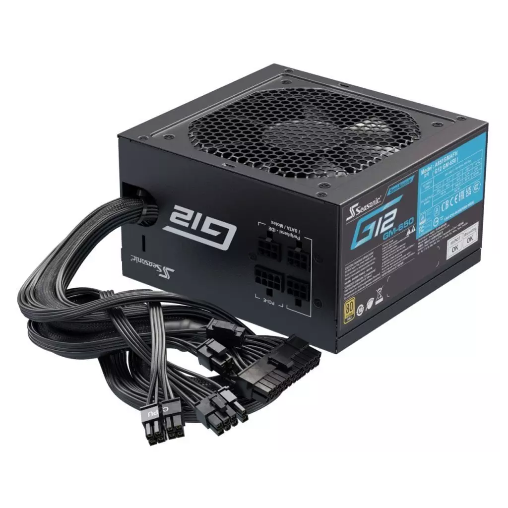 Obrázek produktu Seasonic G12 GM-650 Gold (V1.5))