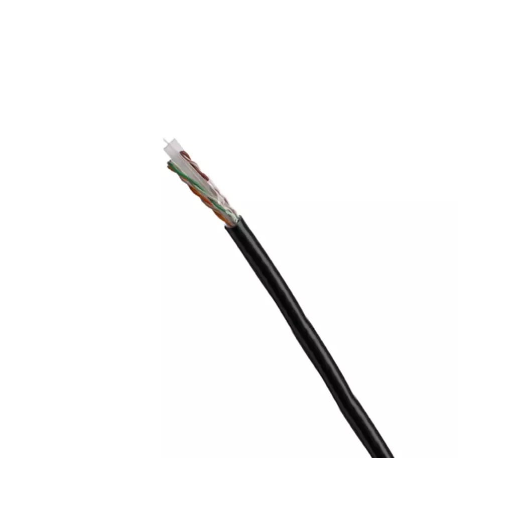 Obrázek produktu DATACOM UTP drát CAT6 PE,Fca 500m cívka černý OUTDOOR
