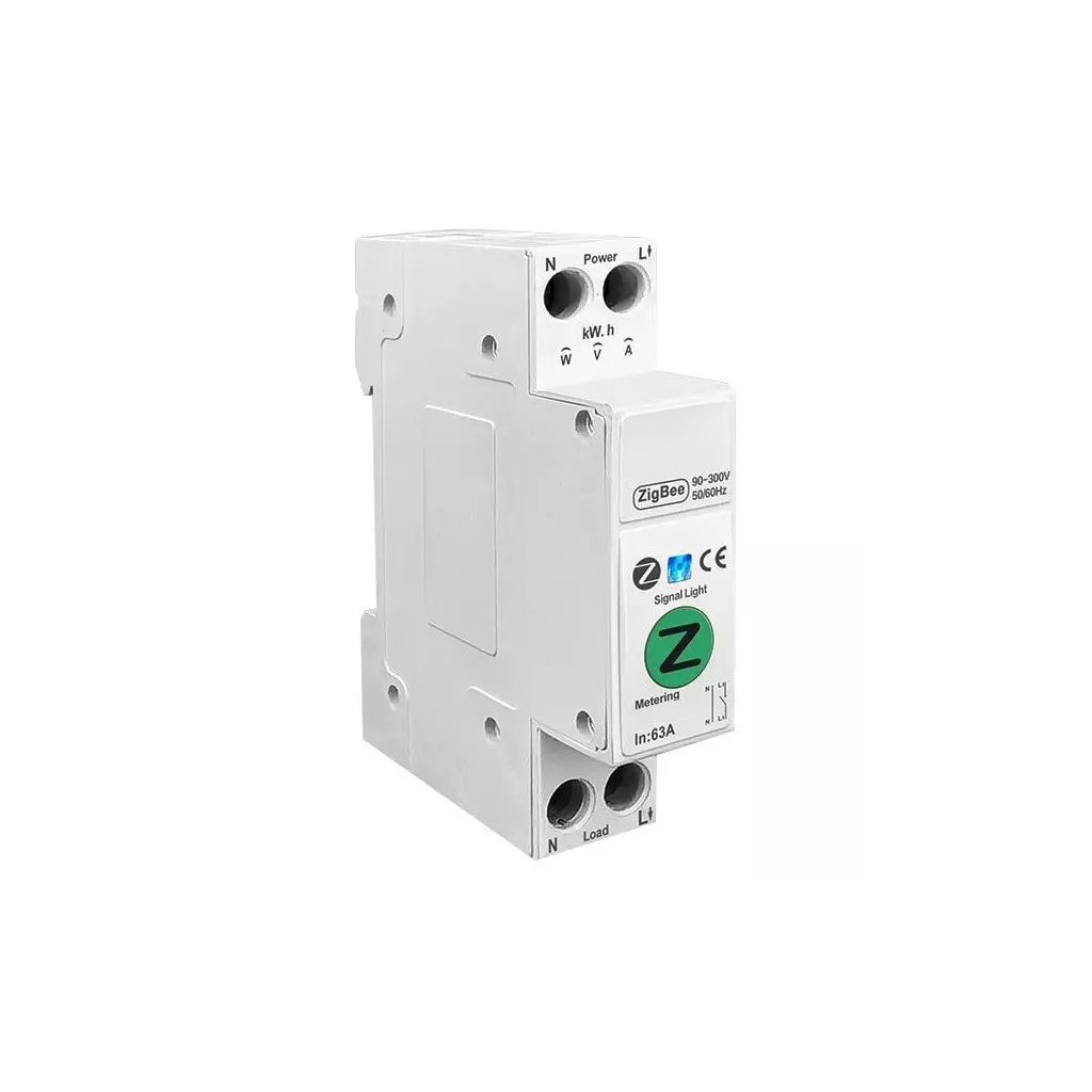 Obrázek produktu IMMAX NEO SMART elektronický jistič jednofázový 1-63A, měření spotřeby, Zigbee 3.0, TUYA