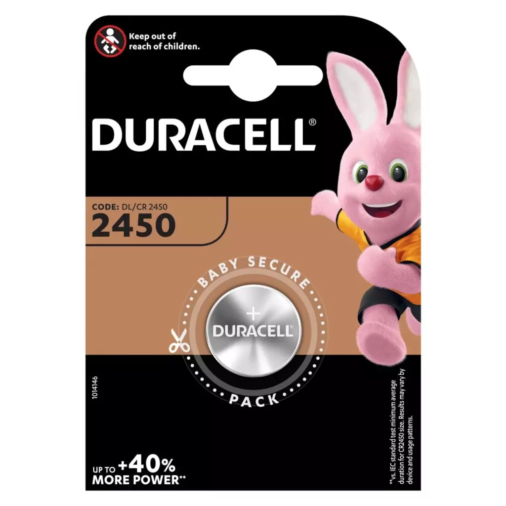 Obrázek produktu Duracell lithiová knoflíková baterie, 1 ks (CR2450)