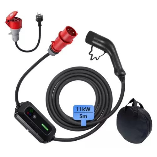 obrázek produktu IMMAX cestovní nabíjecí stanice pro elektromobily EV/PHEV AC Type 2, 11 kW