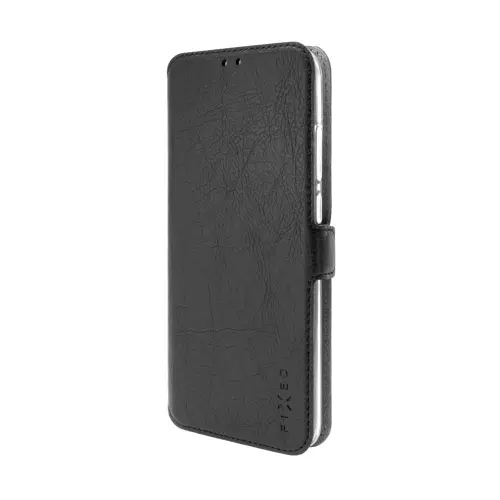 obrázek produktu Tenké pouzdro typu kniha FIXED Topic pro Xiaomi Redmi 14C/A4 5G/A3 Pro/POCO C75, černé - černá