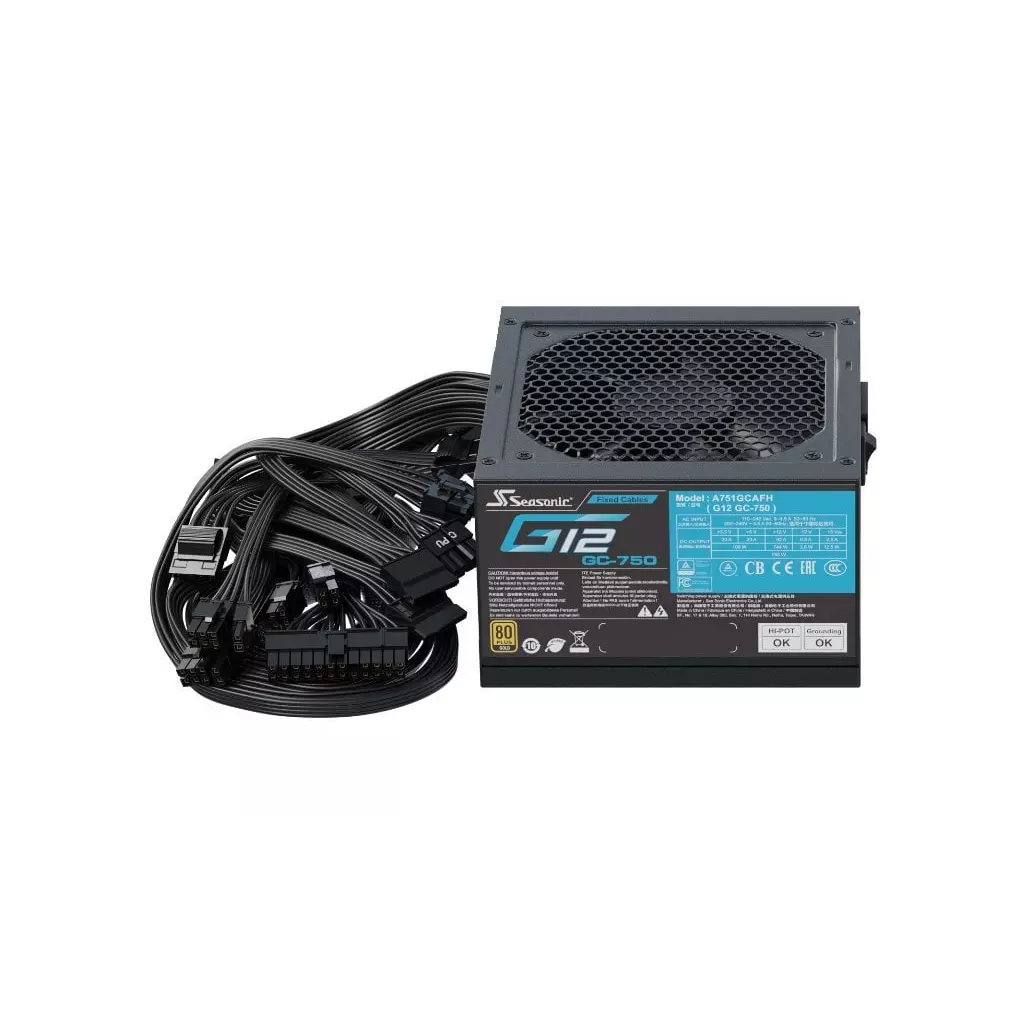 Obrázek produktu Seasonic G12-GC-750 (V1.5) 750W - černá