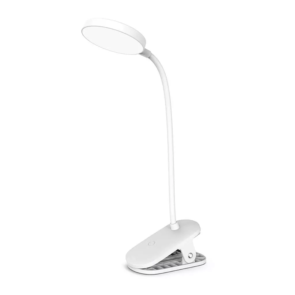 Obrázek produktu ColorWay stolní LED lampa, klip, bílá