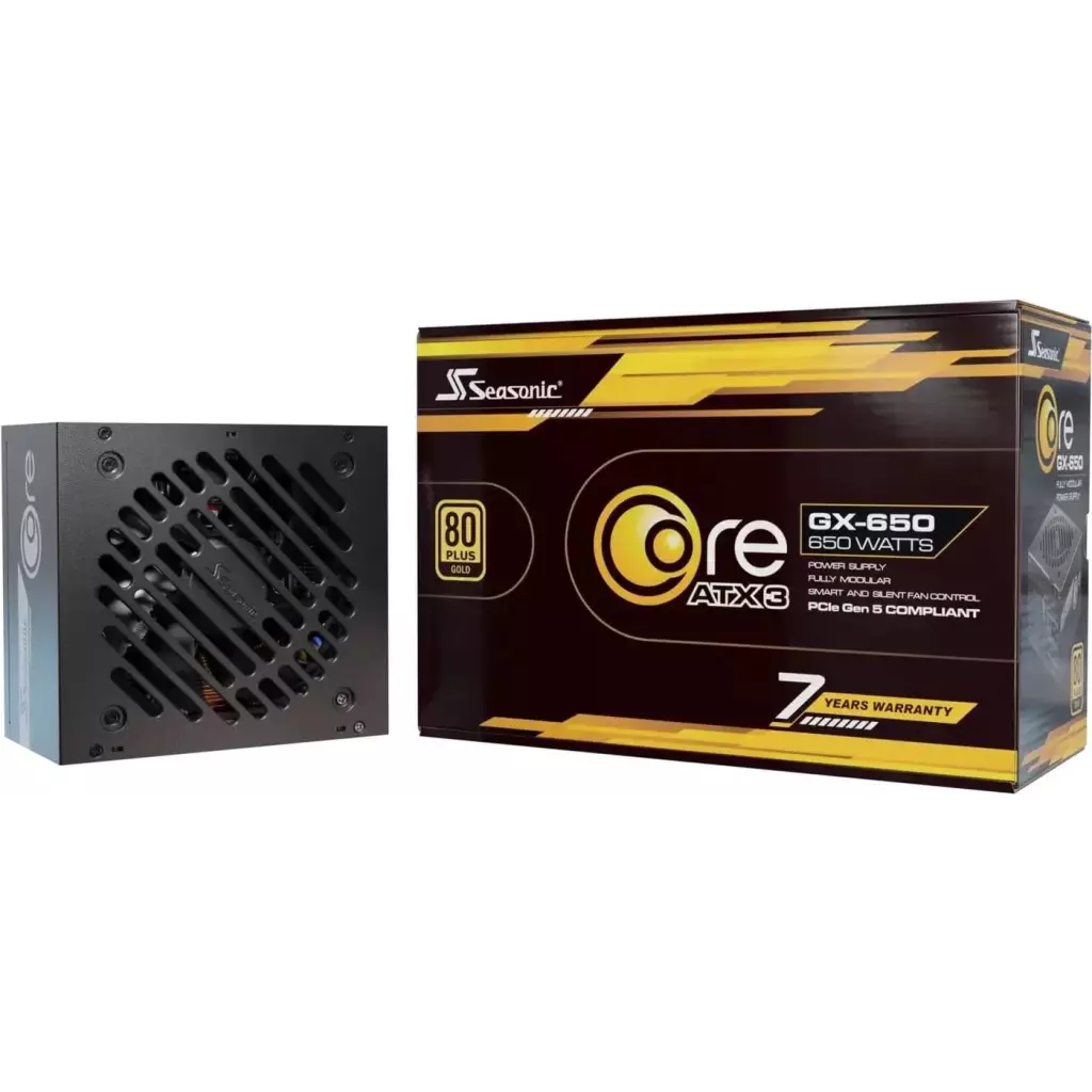 Obrázek produktu Seasonic Core GX-650 ATX 3, 650W - černá