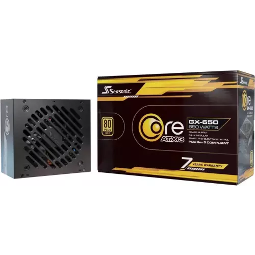 obrázek produktu Seasonic Core GX-650 ATX 3, 650W - černá