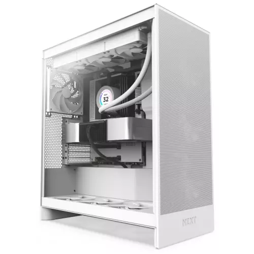obrázek produktu NZXT H7 Flow (2024), bílá - bílá