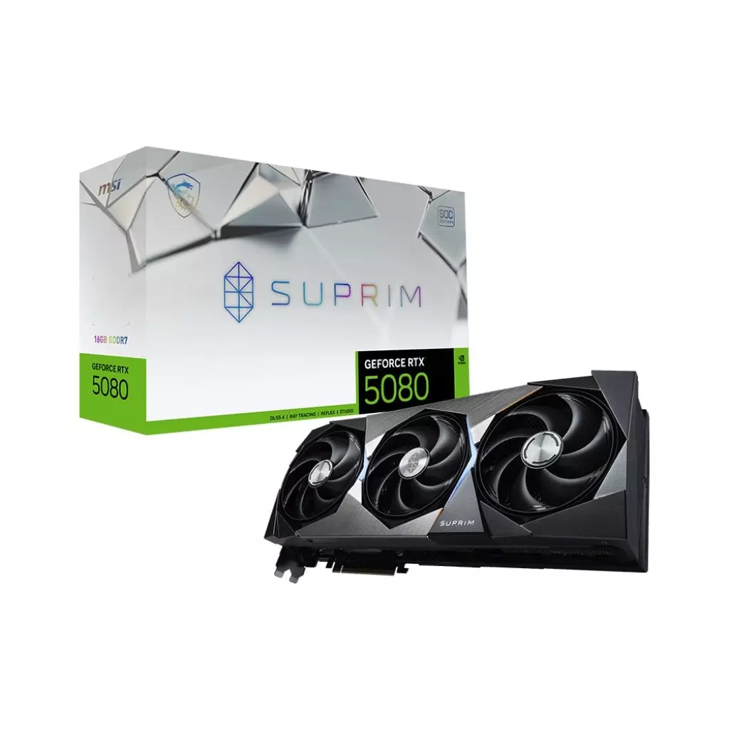 Obrázek produktu MSI GeForce RTX 5080 16G SUPRIM SOC