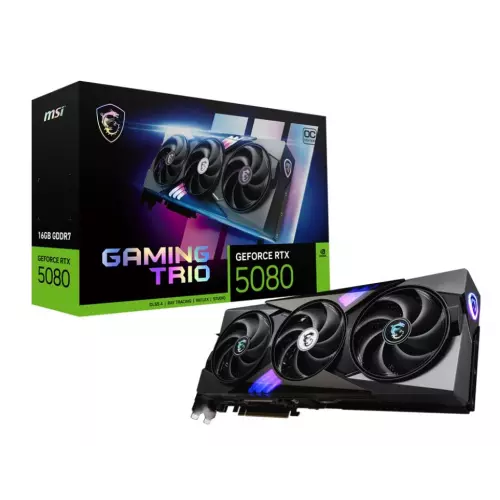obrázek produktu MSI GeForce RTX 5080 16G GAMING TRIO OC